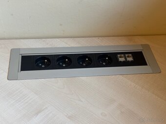 Rohový psací stůl včetně židle - 4