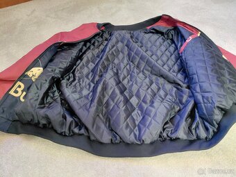 Red Bull EXTREME, větru odolná,banlněná bunda na zip. - 4