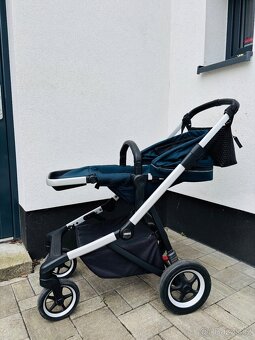 Thule Sleek městský/sportovní kočár zánovní hliník/petrolej - 4