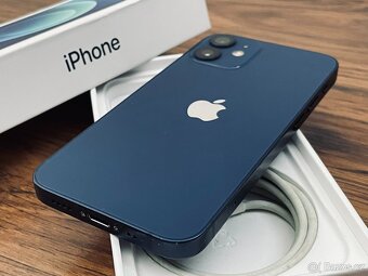  Apple iPhone 12 Mini blue 64 GB, top stav - 4