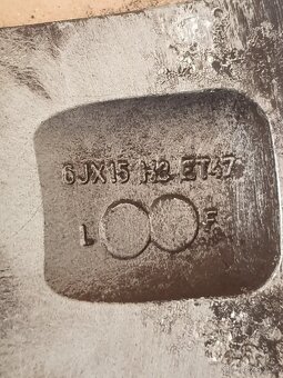 5 x 112 r 15" orig Škoda Alu kola disky elektrony liťáky - 4