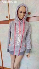 nová delší mikina s nápisem Adidas vel.L - 4