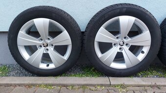 Alu kola 5x112 r17 Triton originál Škoda Superb - 4