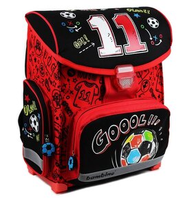 Nová školní aktovka, batoh, taška do školy, motiv fotbal - 4