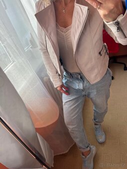 CALVIN KLEIN NOVÁ KOŽENÁ BUNDA KŘIVÁK VEL.S-M - 4