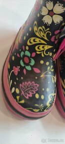 Dívčí holínky, gumáky, vel. 24 - 4