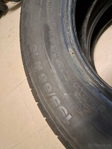 2x letní pneu Continental 195/65/15, cca 6 mm - 4