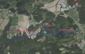 Prodej lesa a travního porostu 8354 m², Neveklov - 4