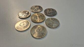 7 kusů stříbrných ČS mincí - 4