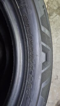 Prodám letní pneumatiky Nexen 215/50/R18. Nejeté. - 4