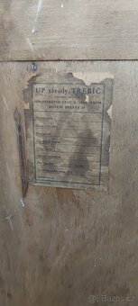Retro obývací stěna – 3 kusy -UP závody Třebíč, 50.–60. léta - 4