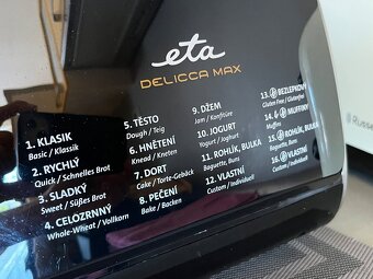 Domácí pekárna ETA - jako nová - 4