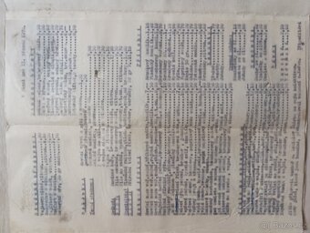 Starý jídelní lístek - 4