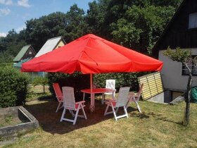 Prodám nový potah na slunečník 3 m - 3m - 4