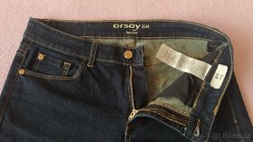 Džíny tmavě modré značka Orsay - 4