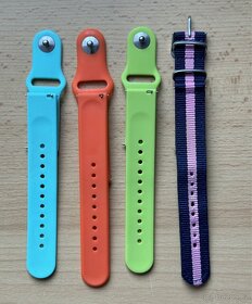 Chytré dětské hodinky Watch MT40 - Růžová + 4 pásky zdarma - 4