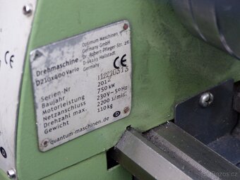 Soustruh pro hodináře Quantum D210X 400 Vario - 4