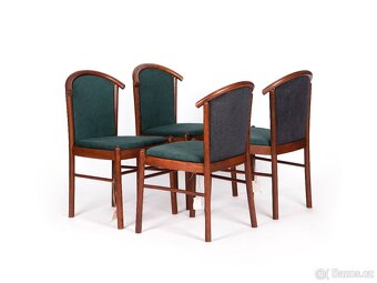 Velké čalouněné židle TON, 4 nikdy nepoužité  kusy. - 4