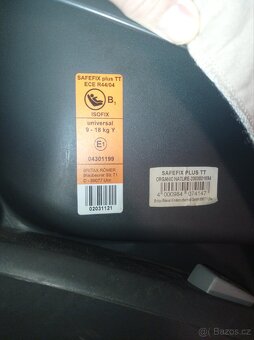 Autosedačka Britax Römer Safefix plus TT 9-18 kg - 4