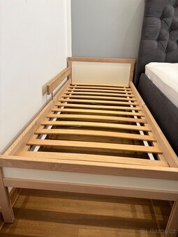 IKEA Dětská postel se zábranou vč. roštu a matrace - 4