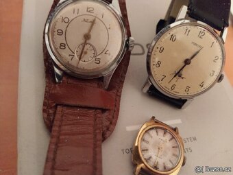 PRO SKUTEČNÉ SBĚRATELÉ 3 X STAROŽITNÉ HODINKY👍👍👍 - 4