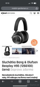 Nová sluchátka Bang & Olufsen Beoplay H95. Zaruka 2 roky. - 4