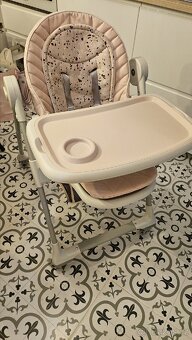 Dětská jídelní židlička Kinderkraft Lastree Pink - 4