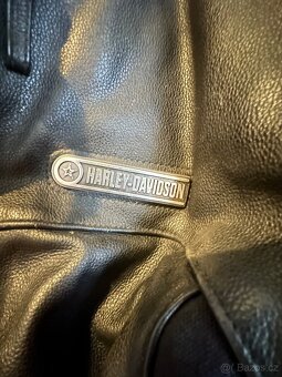 Pánská kožená bunda Harley Davidson XL - 4