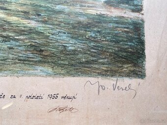 Obraz J.Veselý litografie - 4