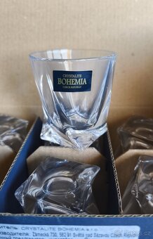 Crystalite Bohemia QUADRO dvě sady slenic na panáky - 4