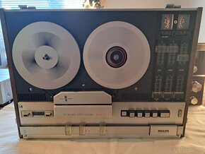 Kotoučový magnetofon Philips N4416, funkční, nové řemínky - 4