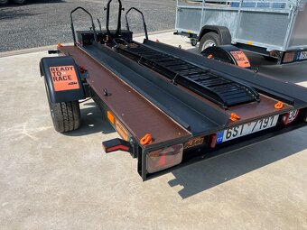 Přívěsný vozík brzděný na motorky - 4