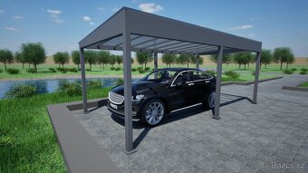 Přístřešek na auto, carport, autopřístřešek - 4