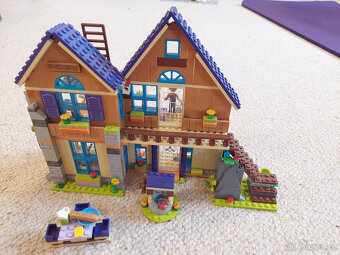 Lego friends - domy, letadlo, podložky, kostky, panacci - 4