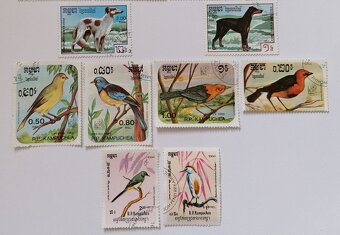 Známky 98x zvířata sbírka známek zvířat Afrika, Asie, Evropa - 4