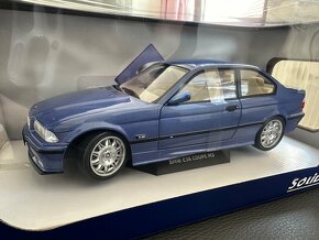 Model BMW M3 e36 coupe 1:18 SOLIDO modrý - 4
