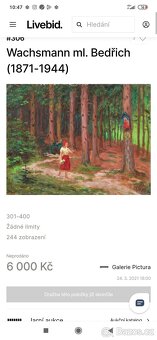 Bedřich Wachsmann ml. - Červená Karkulka - obraz - 4