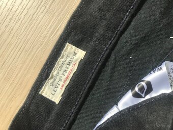Levi’s 512 černé džíny panské - 4
