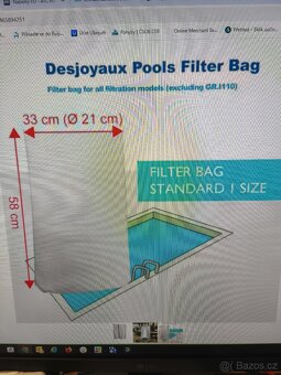 Filtrační vak pro filtrace desjoyaux - 4