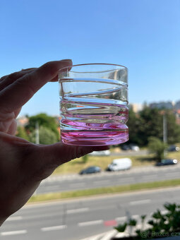 6x otočná barevná sklenice 70ml, Bohemia - 4