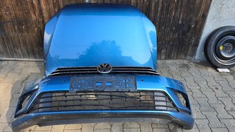 vw golf 7 sportsvan kapota přední nárazník - 4