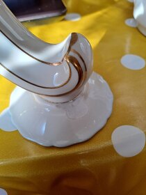 STARÝ PORCELÁNOVÝ SVÍCEN, - 4