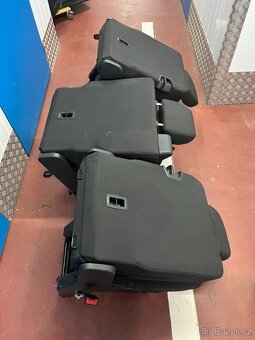 Druhá řada sedačky Transporter Caravelle T5 T6 dvoje šoupačk - 4