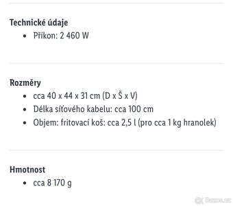 Horkovzdušná fritéza s funkcí grilu - 4