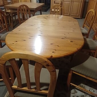 Jídelni set z borovice - 4