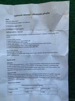 LYŽAŘSKÉ VYHŘÍVANÉ RUKAVICE ČERNÉ - 4