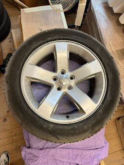 Alu kola 18” Dodge Challenger originál + zimní pneu - 4