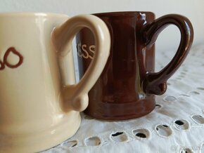 PÁROVÉ HRNÍČKY ESPRESSO - KERAMIKA - 0,7 dcl - 4