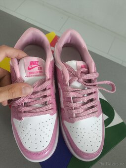 Dámské nike dunk růžové boty - 4