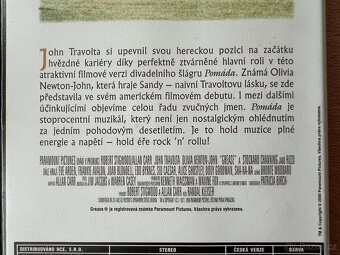 Pomáda - John Travolta, Olivia Newton- John VHS 2000 - 4